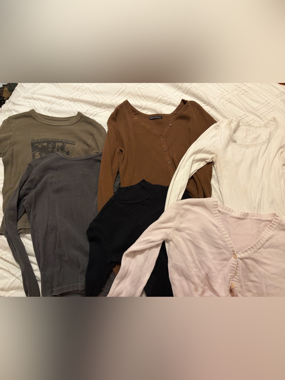 Long Sleeve Brandy Melville Lot Bundle